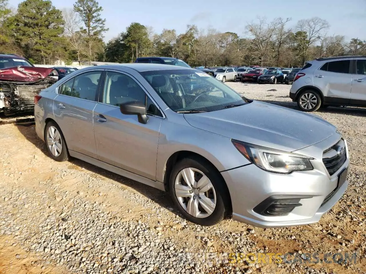 4 Photograph of a damaged car 4S3BNAB67K3040658 SUBARU LEGACY 2019