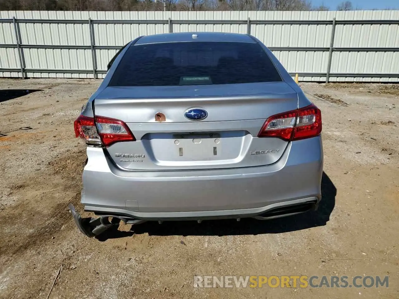 6 Photograph of a damaged car 4S3BNAB68K3026350 SUBARU LEGACY 2019