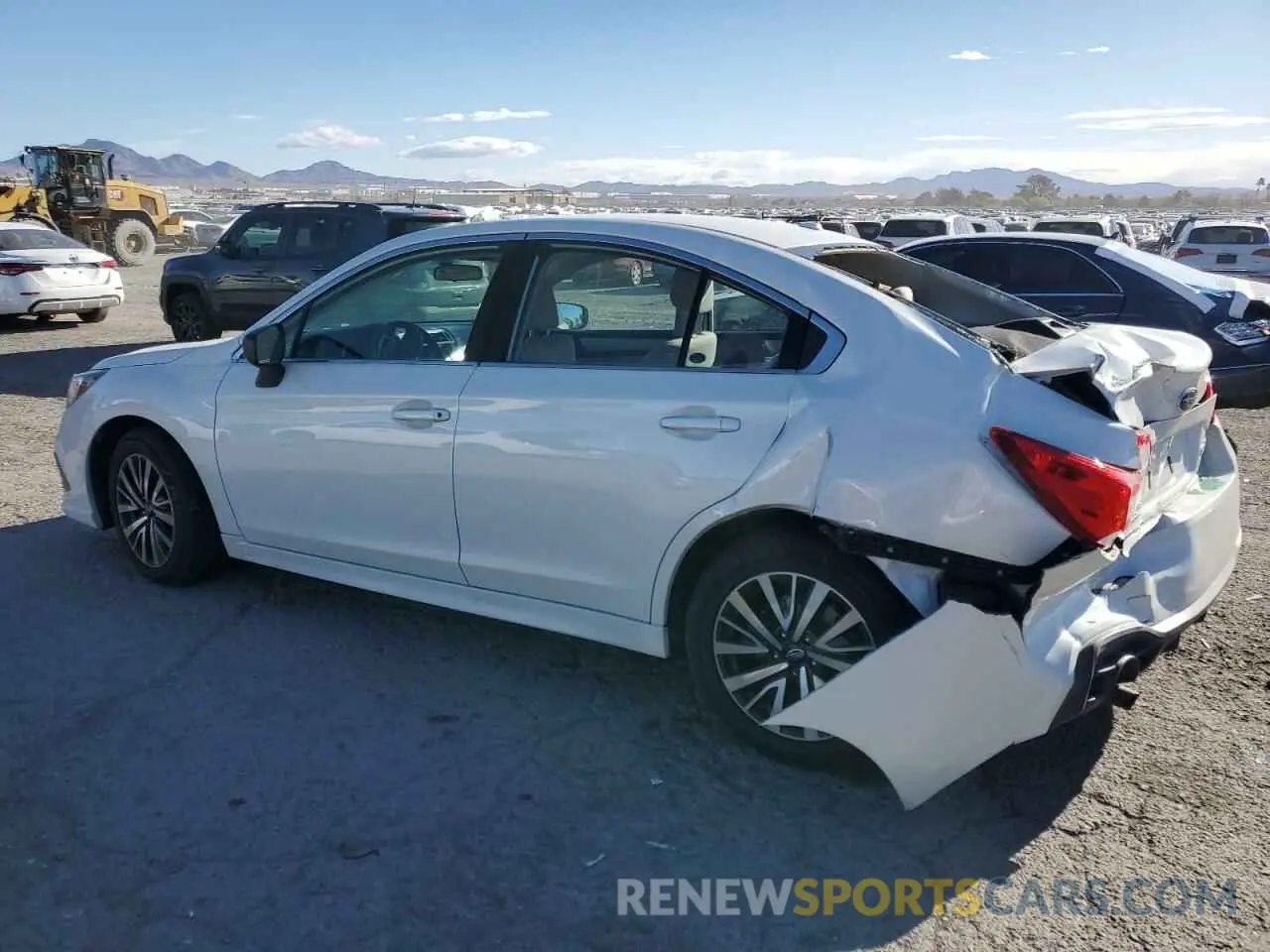 2 Photograph of a damaged car 4S3BNAB69K3024204 SUBARU LEGACY 2019