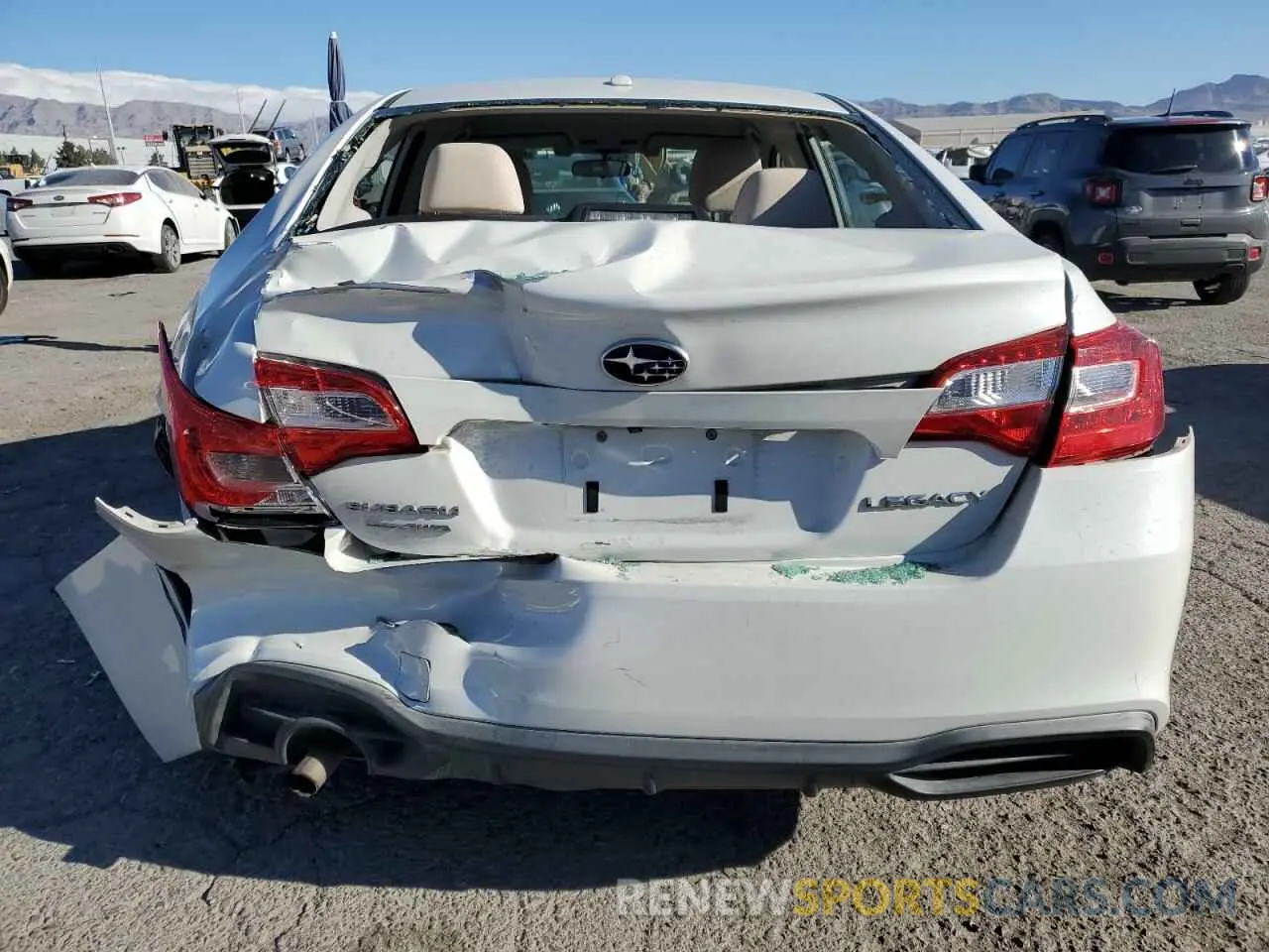 6 Photograph of a damaged car 4S3BNAB69K3024204 SUBARU LEGACY 2019