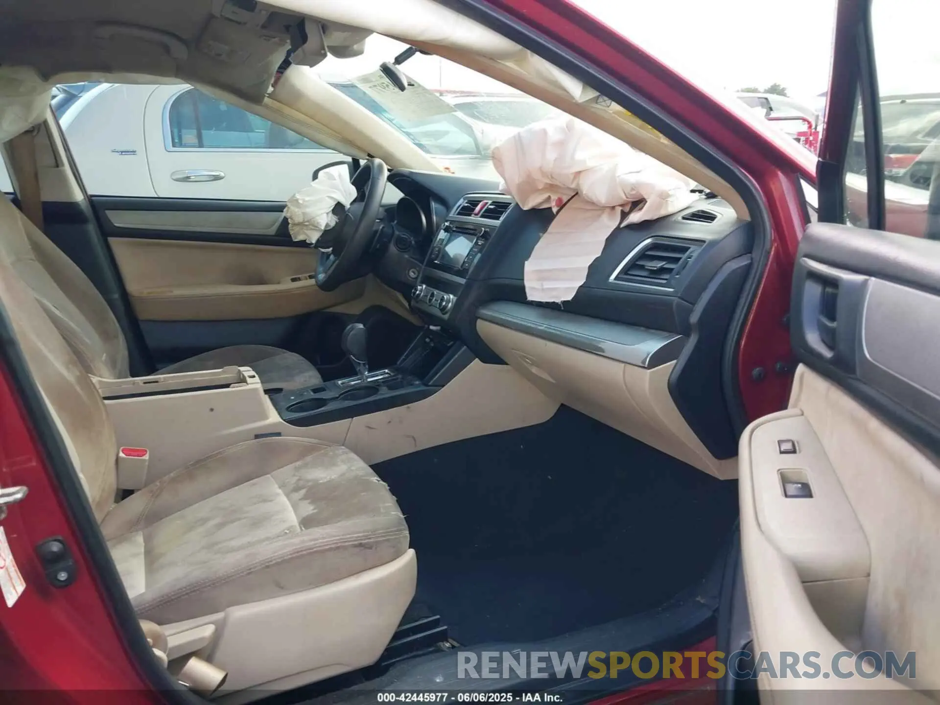 5 Photograph of a damaged car 4S3BNAB69K3028513 SUBARU LEGACY 2019