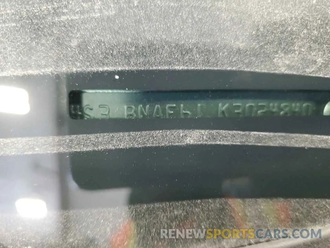 12 Photograph of a damaged car 4S3BNAF61K3024840 SUBARU LEGACY 2019