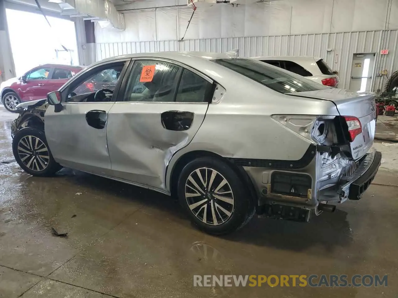 2 Photograph of a damaged car 4S3BNAF61K3024840 SUBARU LEGACY 2019