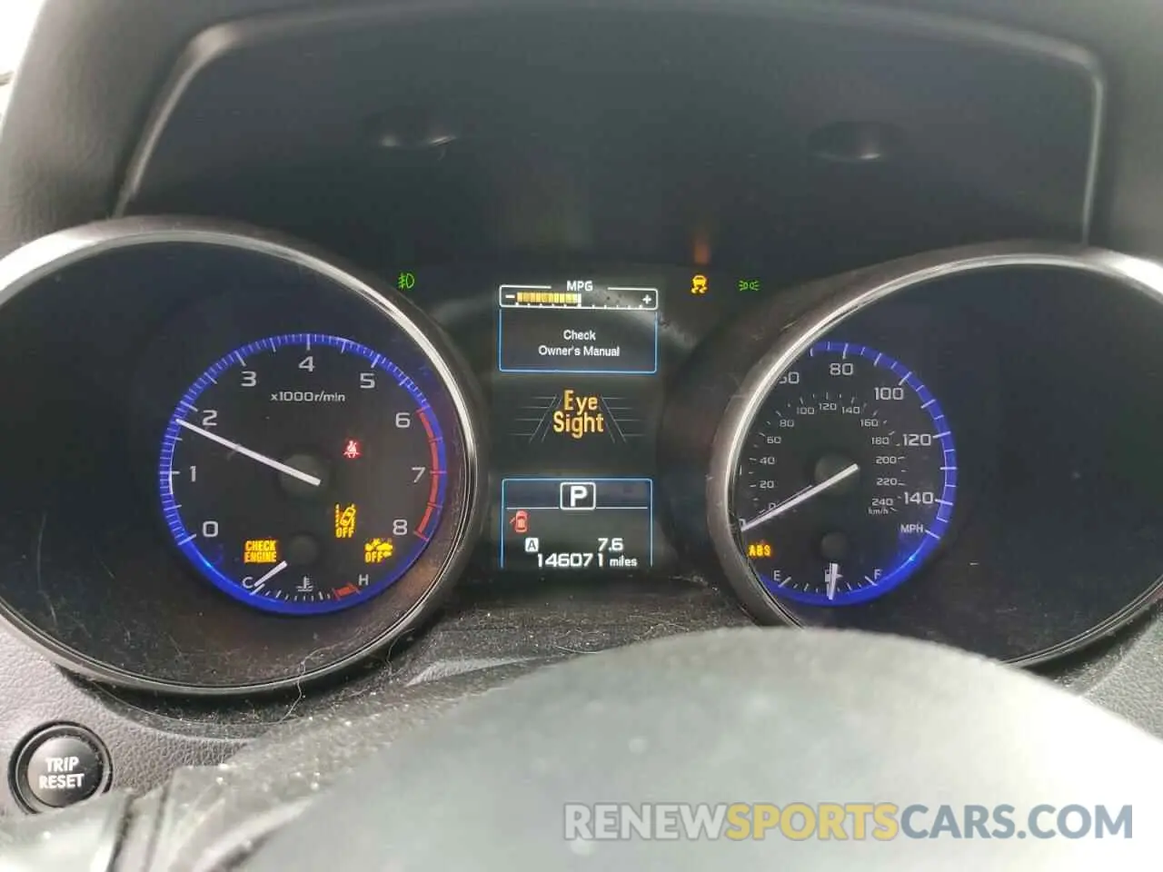 9 Photograph of a damaged car 4S3BNAF61K3031092 SUBARU LEGACY 2019