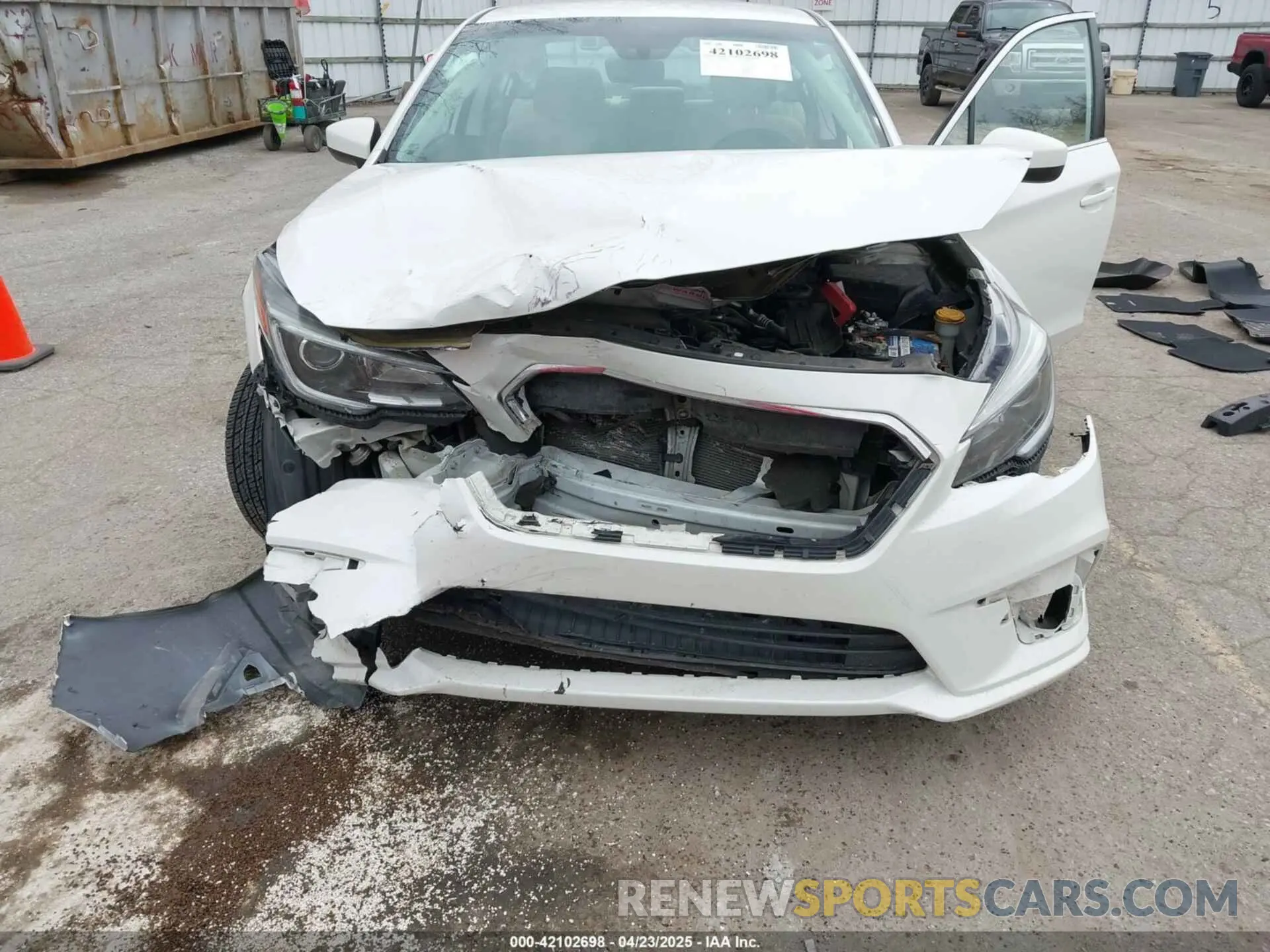 6 Photograph of a damaged car 4S3BNAF61K3034641 SUBARU LEGACY 2019