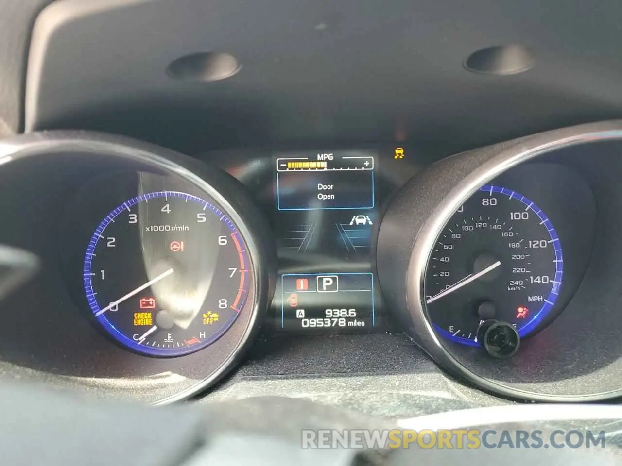 9 Photograph of a damaged car 4S3BNAF62K3038343 SUBARU LEGACY 2019