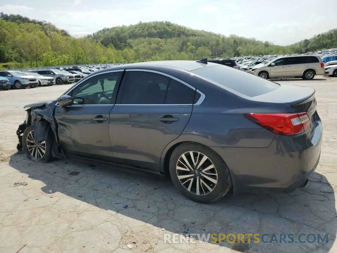 2 Photograph of a damaged car 4S3BNAF63K3037346 SUBARU LEGACY 2019