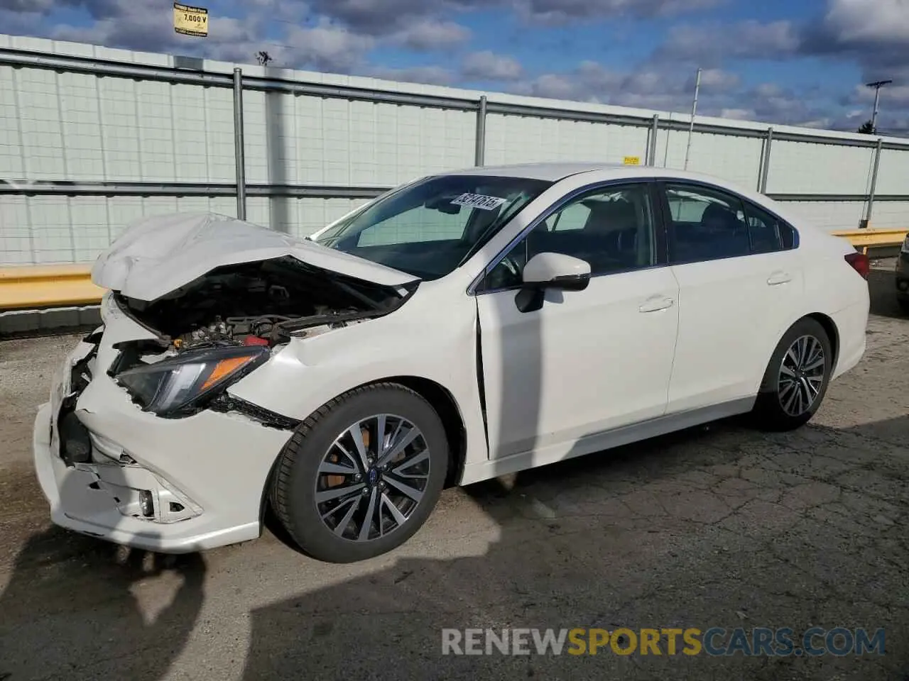 1 Photograph of a damaged car 4S3BNAF64K3040045 SUBARU LEGACY 2019