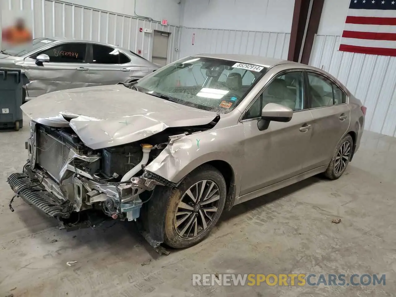 1 Photograph of a damaged car 4S3BNAF65K3009953 SUBARU LEGACY 2019