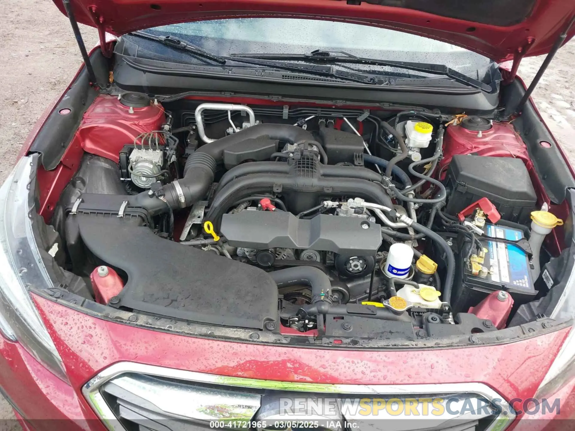 10 Photograph of a damaged car 4S3BNAF65K3021374 SUBARU LEGACY 2019
