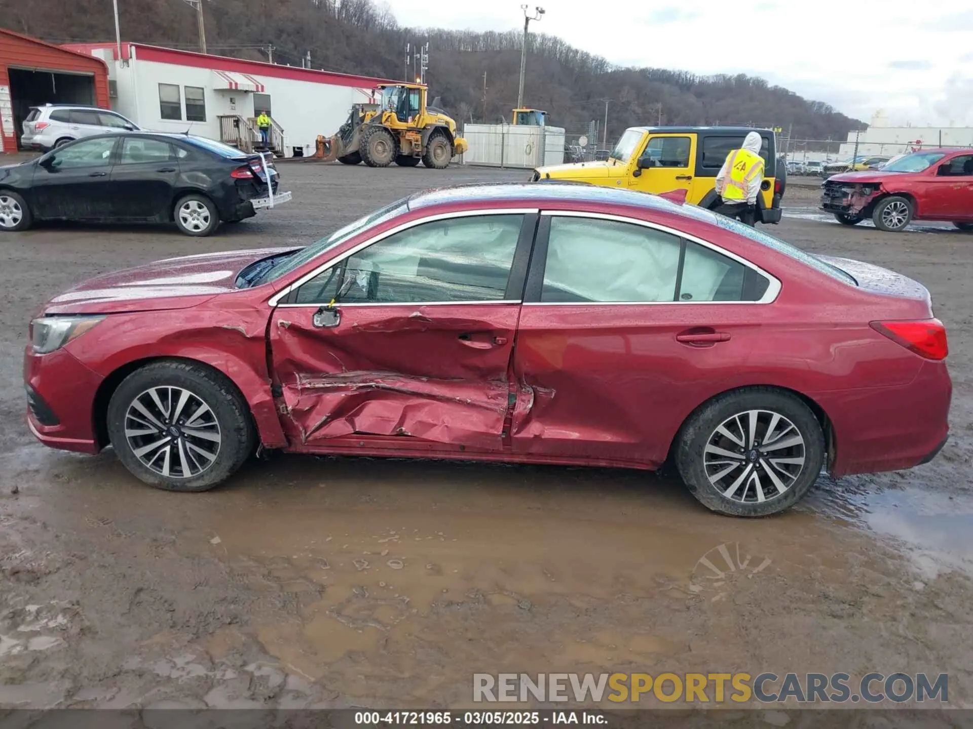 14 Photograph of a damaged car 4S3BNAF65K3021374 SUBARU LEGACY 2019