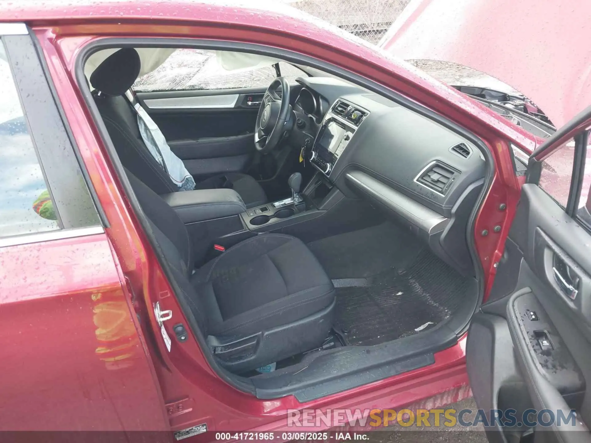 5 Photograph of a damaged car 4S3BNAF65K3021374 SUBARU LEGACY 2019