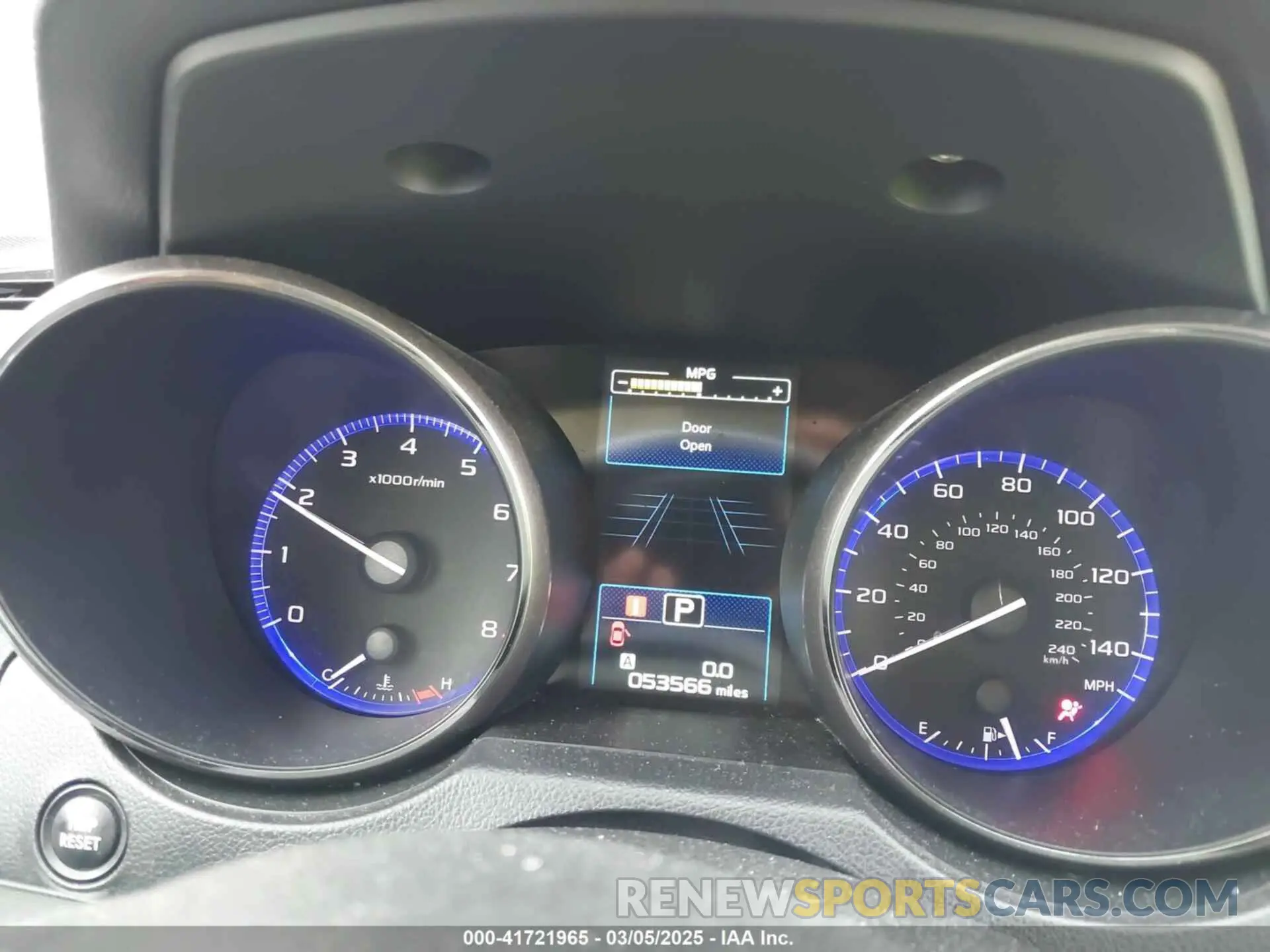 7 Photograph of a damaged car 4S3BNAF65K3021374 SUBARU LEGACY 2019