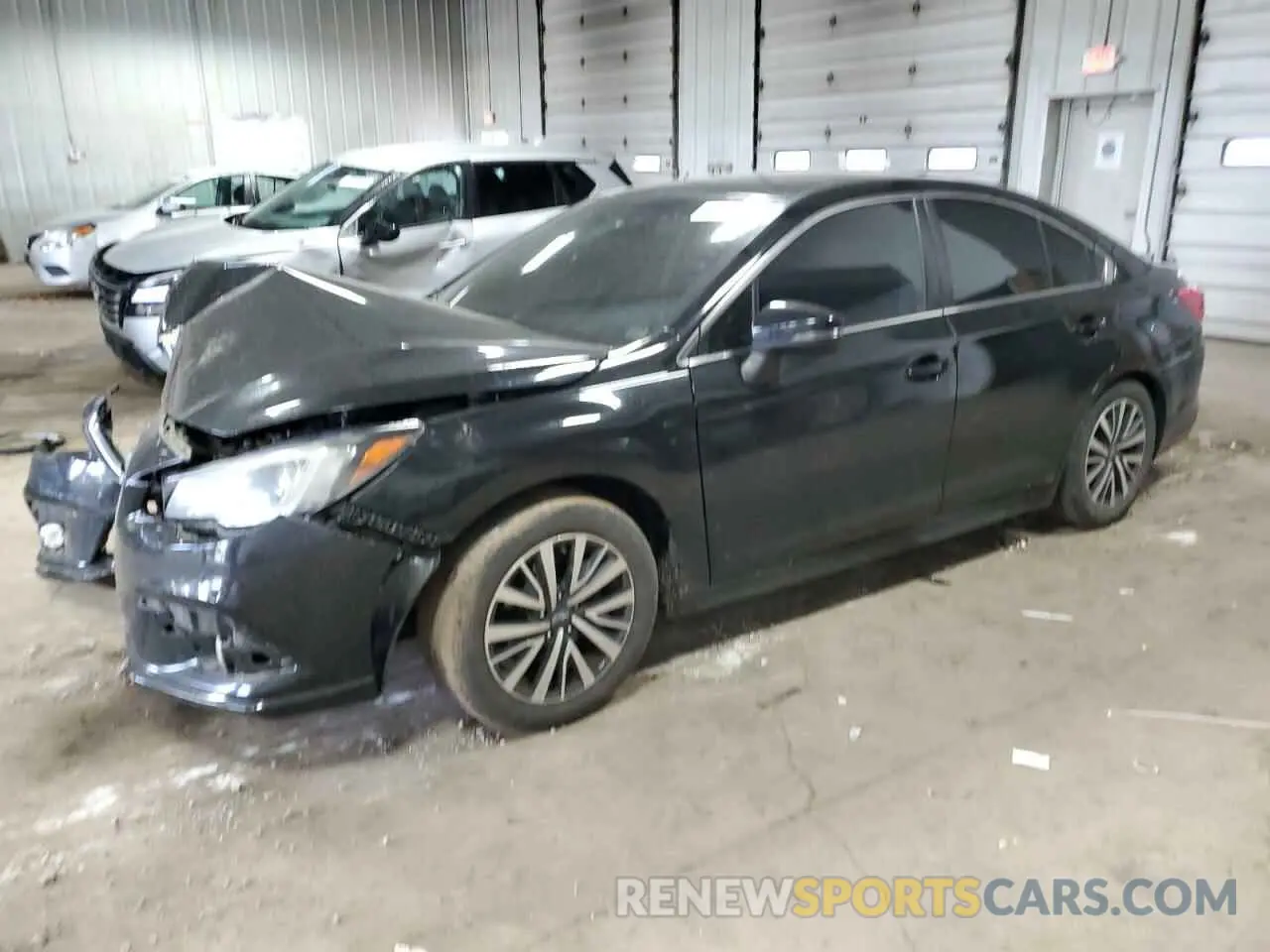 1 Photograph of a damaged car 4S3BNAF65K3028616 SUBARU LEGACY 2019
