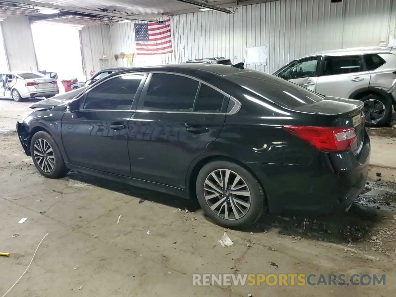 2 Photograph of a damaged car 4S3BNAF65K3028616 SUBARU LEGACY 2019