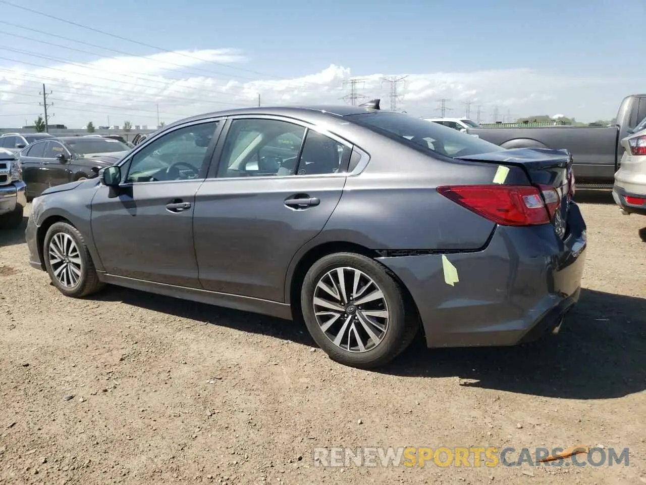 2 Photograph of a damaged car 4S3BNAF66K3021920 SUBARU LEGACY 2019