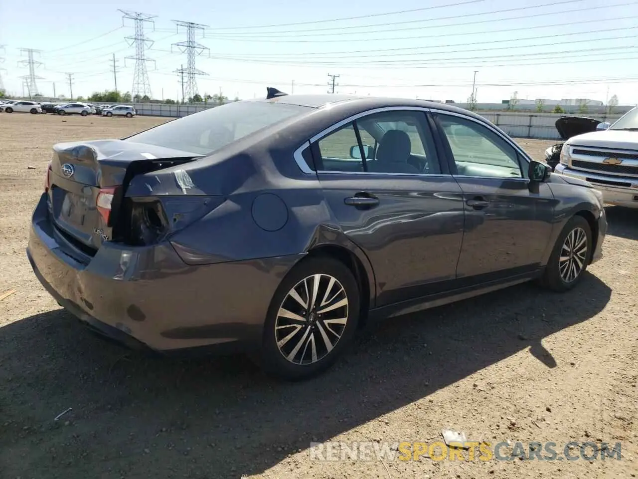 3 Photograph of a damaged car 4S3BNAF66K3021920 SUBARU LEGACY 2019