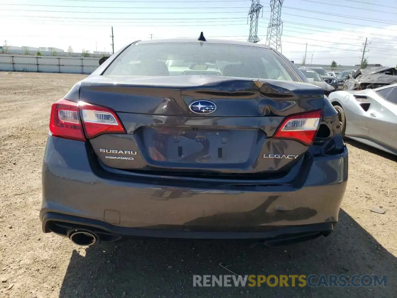 6 Photograph of a damaged car 4S3BNAF66K3021920 SUBARU LEGACY 2019