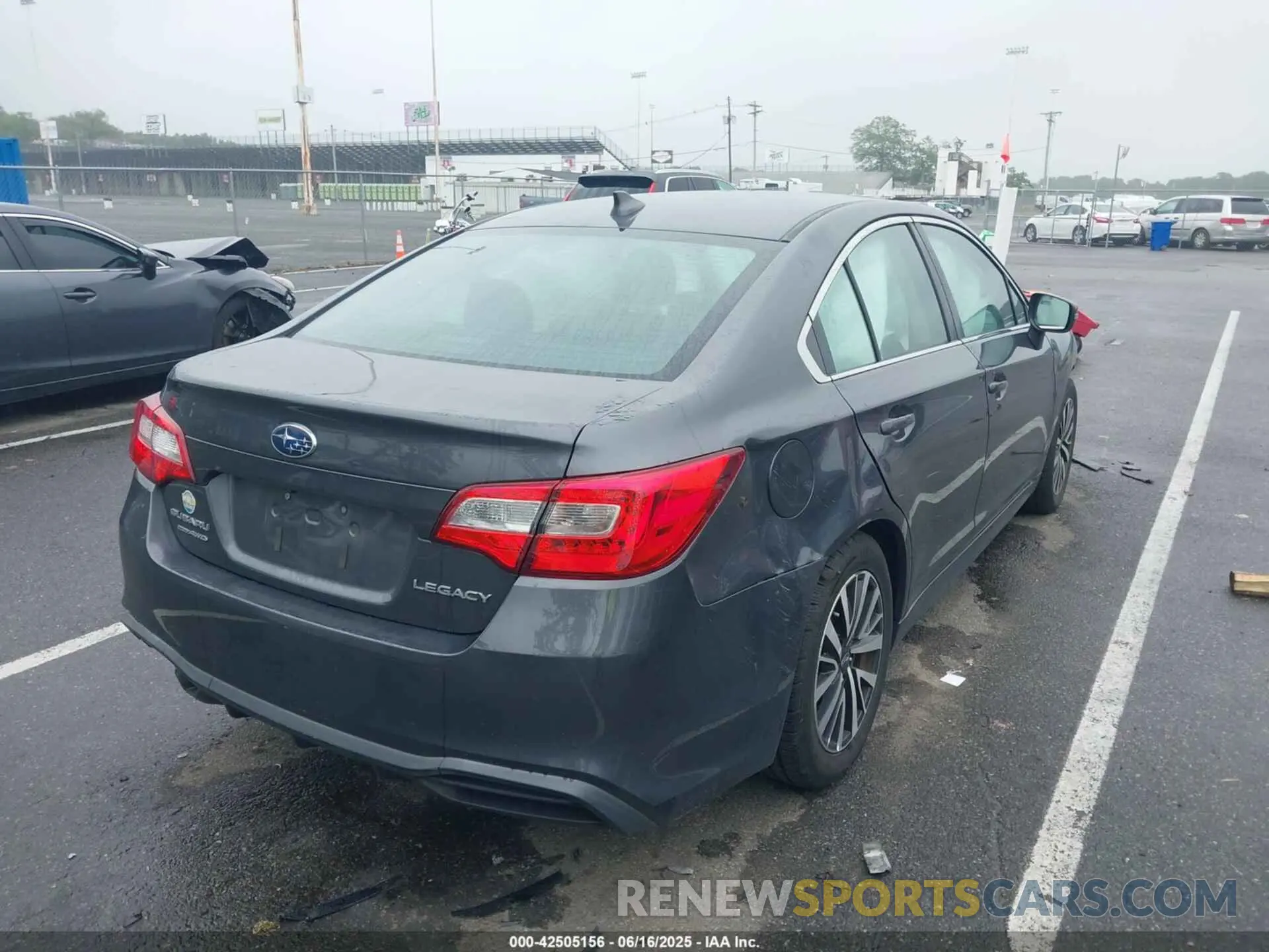 4 Photograph of a damaged car 4S3BNAF66K3030617 SUBARU LEGACY 2019