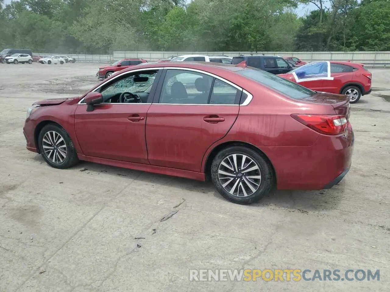 2 Photograph of a damaged car 4S3BNAF67K3016094 SUBARU LEGACY 2019