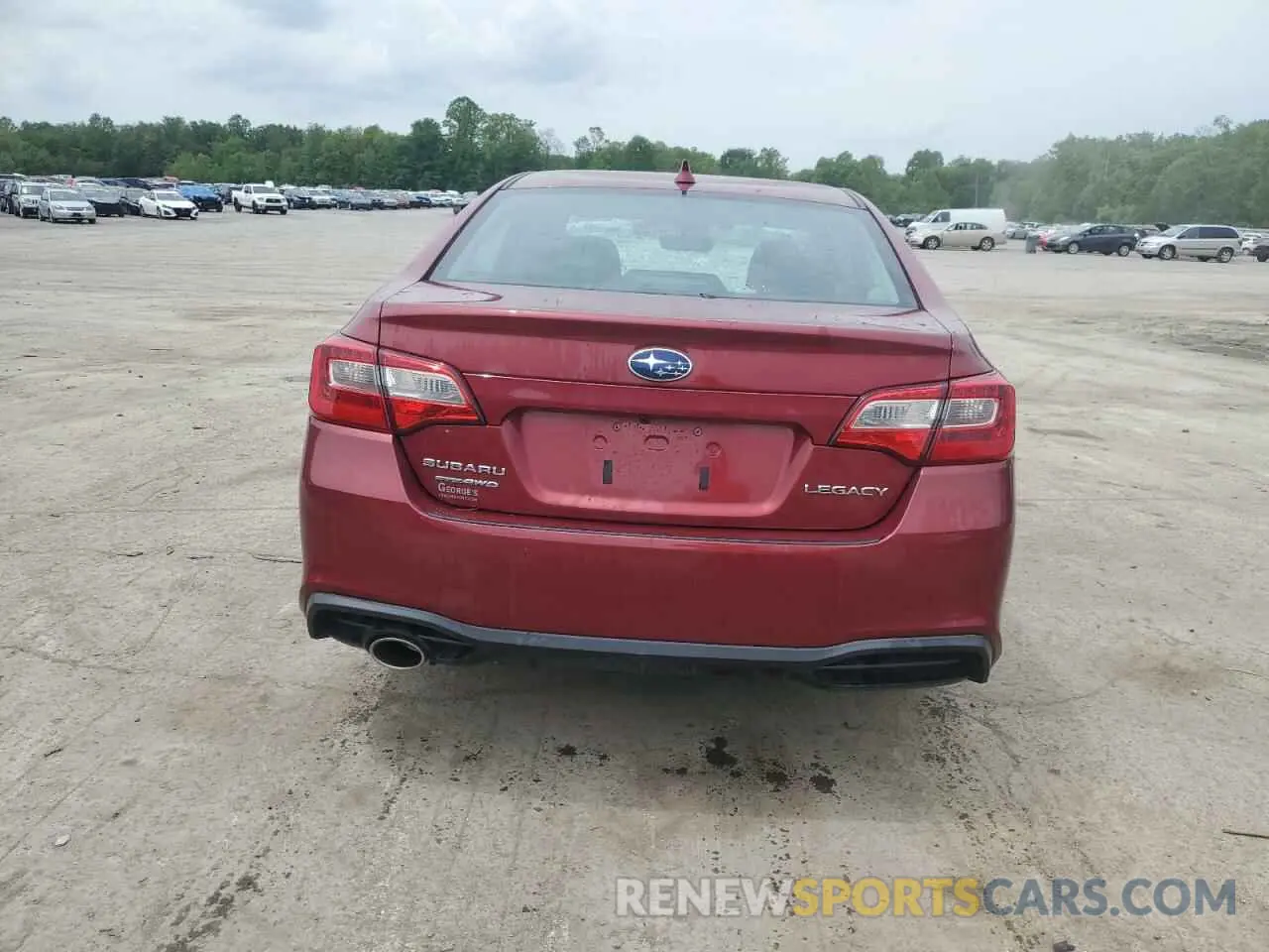 6 Photograph of a damaged car 4S3BNAF67K3016094 SUBARU LEGACY 2019