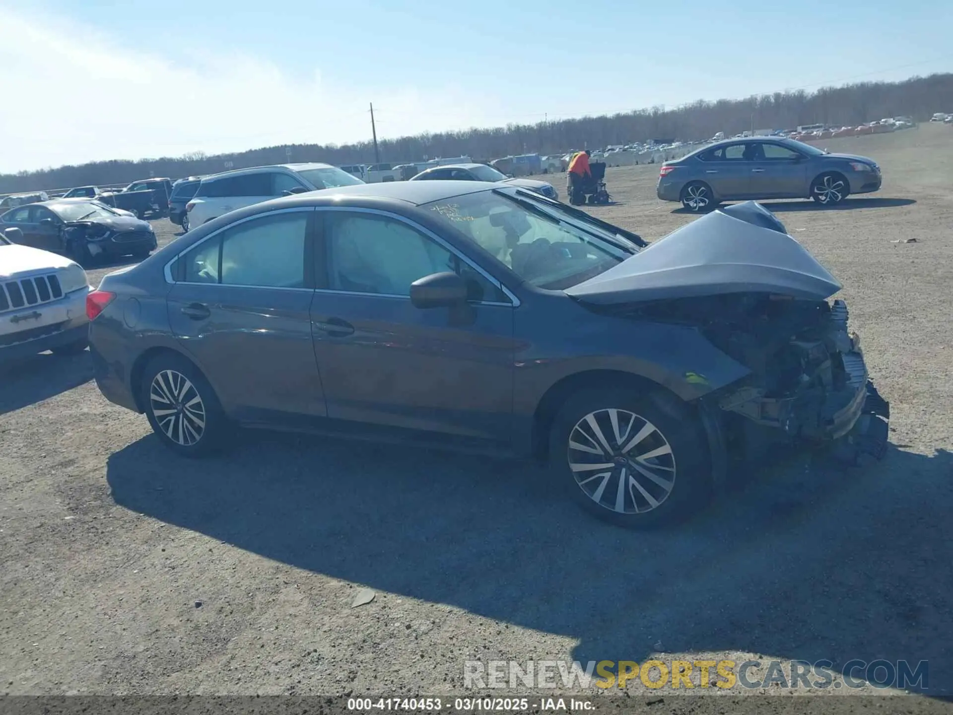 13 Photograph of a damaged car 4S3BNAF67K3023594 SUBARU LEGACY 2019