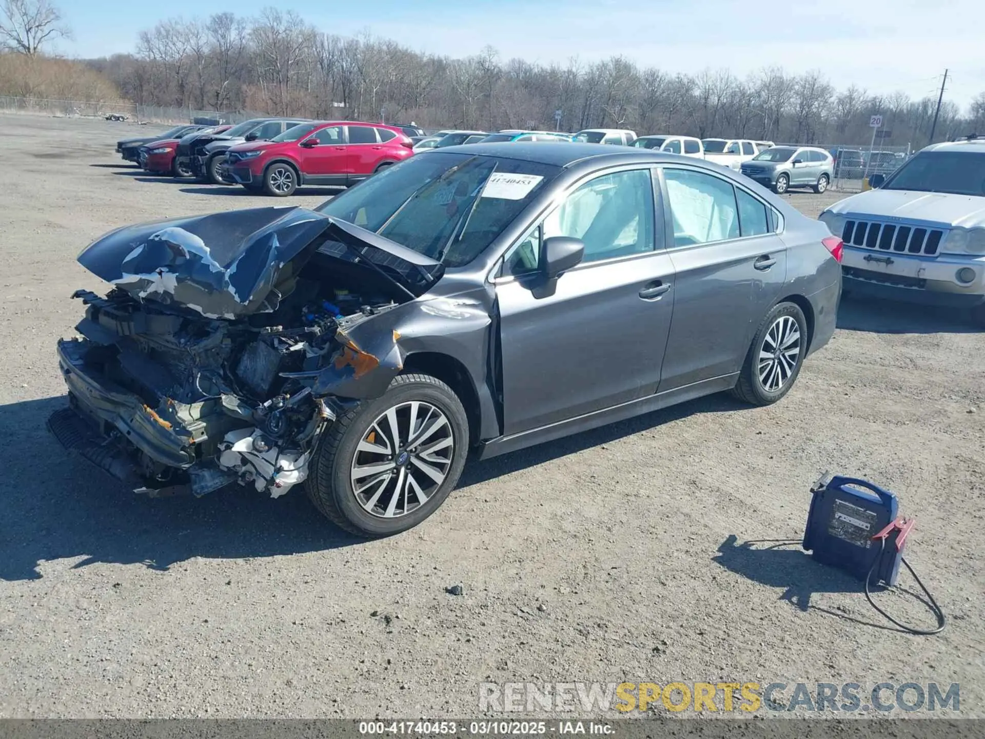 2 Photograph of a damaged car 4S3BNAF67K3023594 SUBARU LEGACY 2019