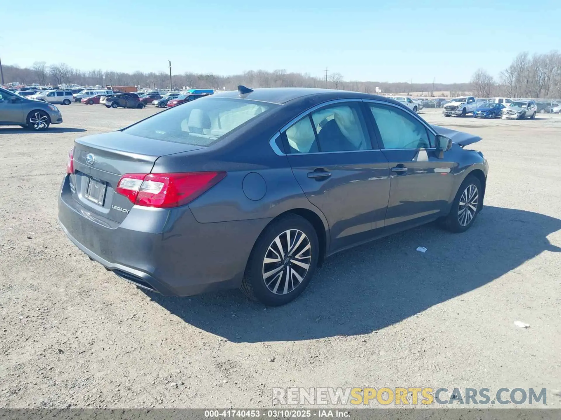 4 Photograph of a damaged car 4S3BNAF67K3023594 SUBARU LEGACY 2019