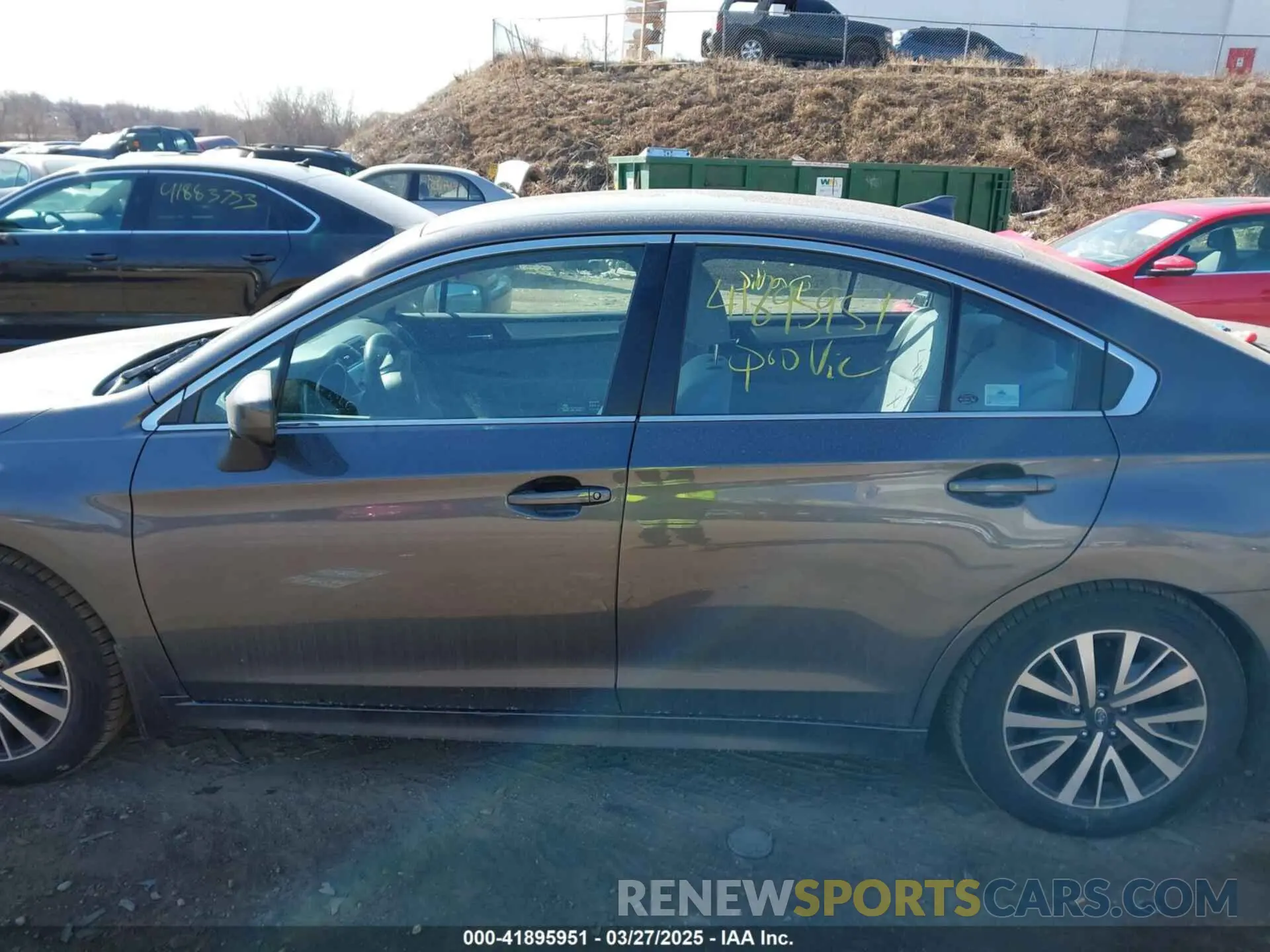 14 Photograph of a damaged car 4S3BNAF68K3009039 SUBARU LEGACY 2019