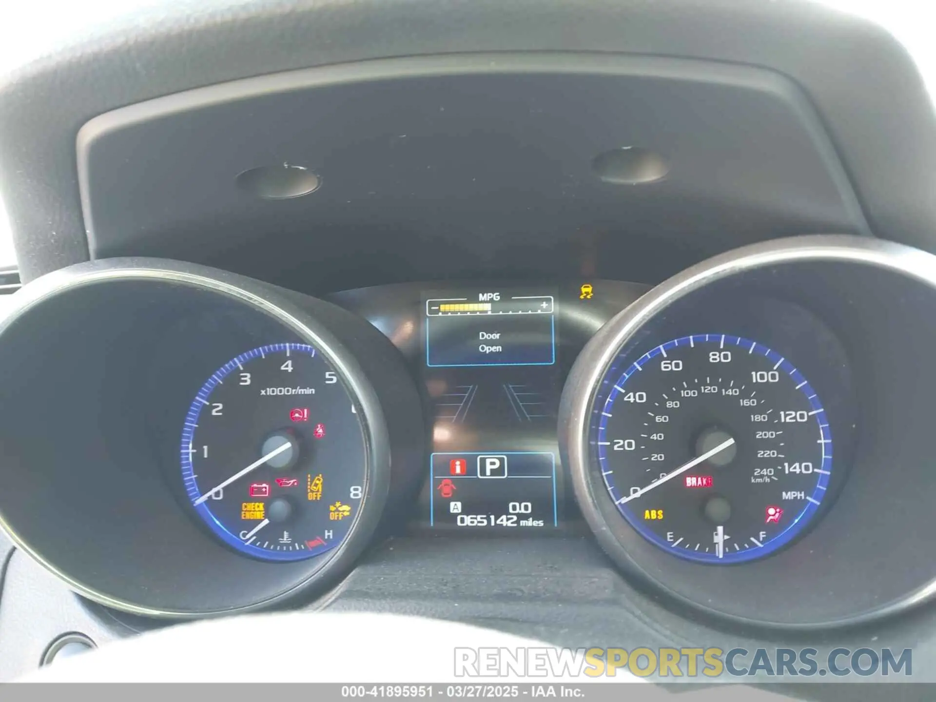 7 Photograph of a damaged car 4S3BNAF68K3009039 SUBARU LEGACY 2019