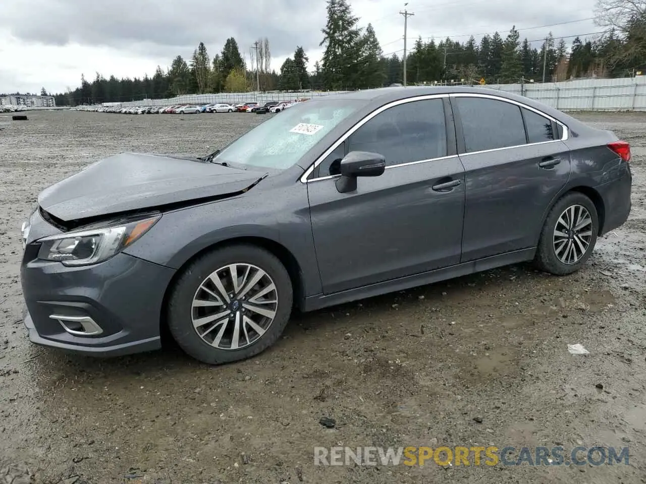 1 Photograph of a damaged car 4S3BNAF68K3019683 SUBARU LEGACY 2019
