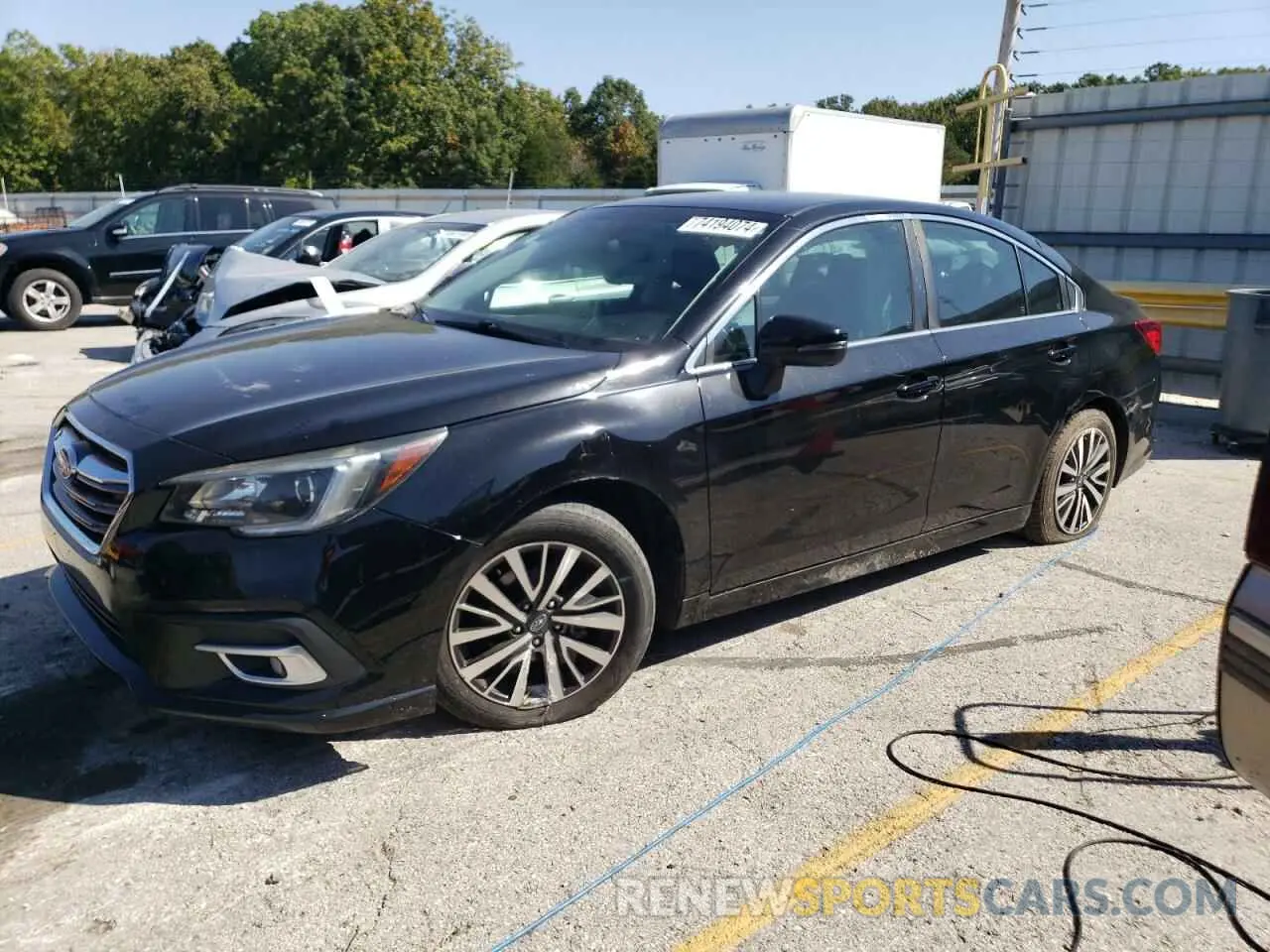 1 Photograph of a damaged car 4S3BNAF68K3036841 SUBARU LEGACY 2019