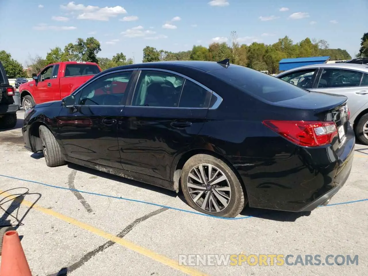 2 Photograph of a damaged car 4S3BNAF68K3036841 SUBARU LEGACY 2019