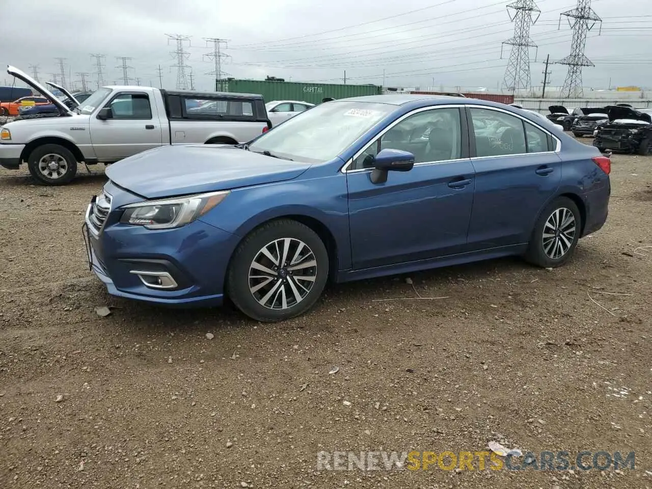 1 Photograph of a damaged car 4S3BNAF69K3027968 SUBARU LEGACY 2019
