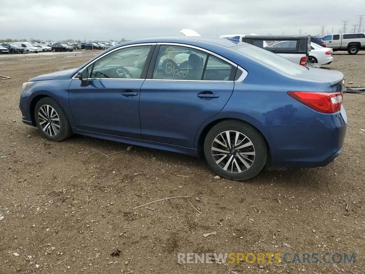 2 Photograph of a damaged car 4S3BNAF69K3027968 SUBARU LEGACY 2019