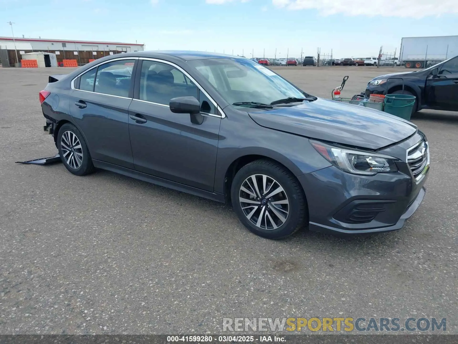 1 Photograph of a damaged car 4S3BNAF69K3033642 SUBARU LEGACY 2019