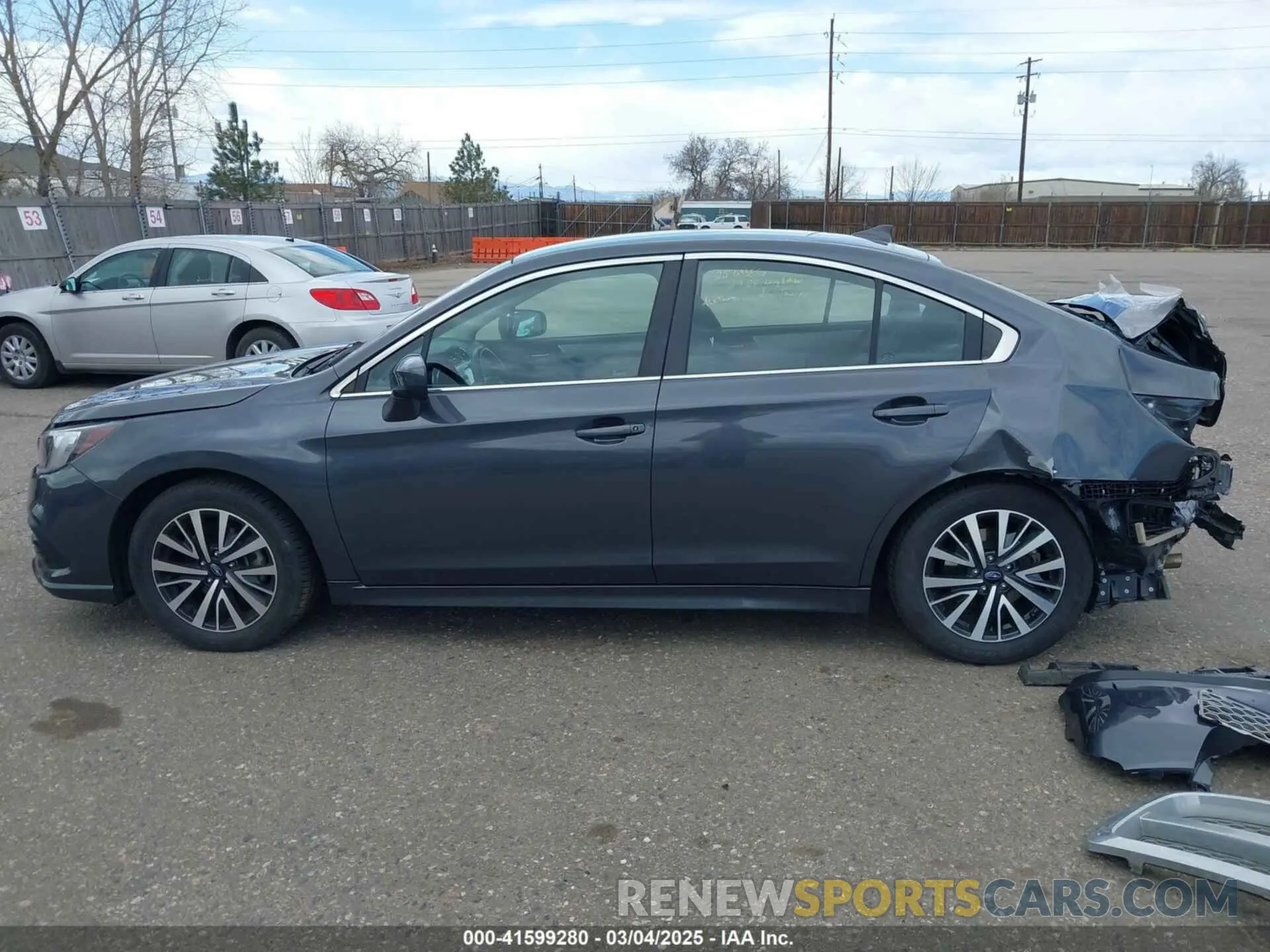 15 Photograph of a damaged car 4S3BNAF69K3033642 SUBARU LEGACY 2019