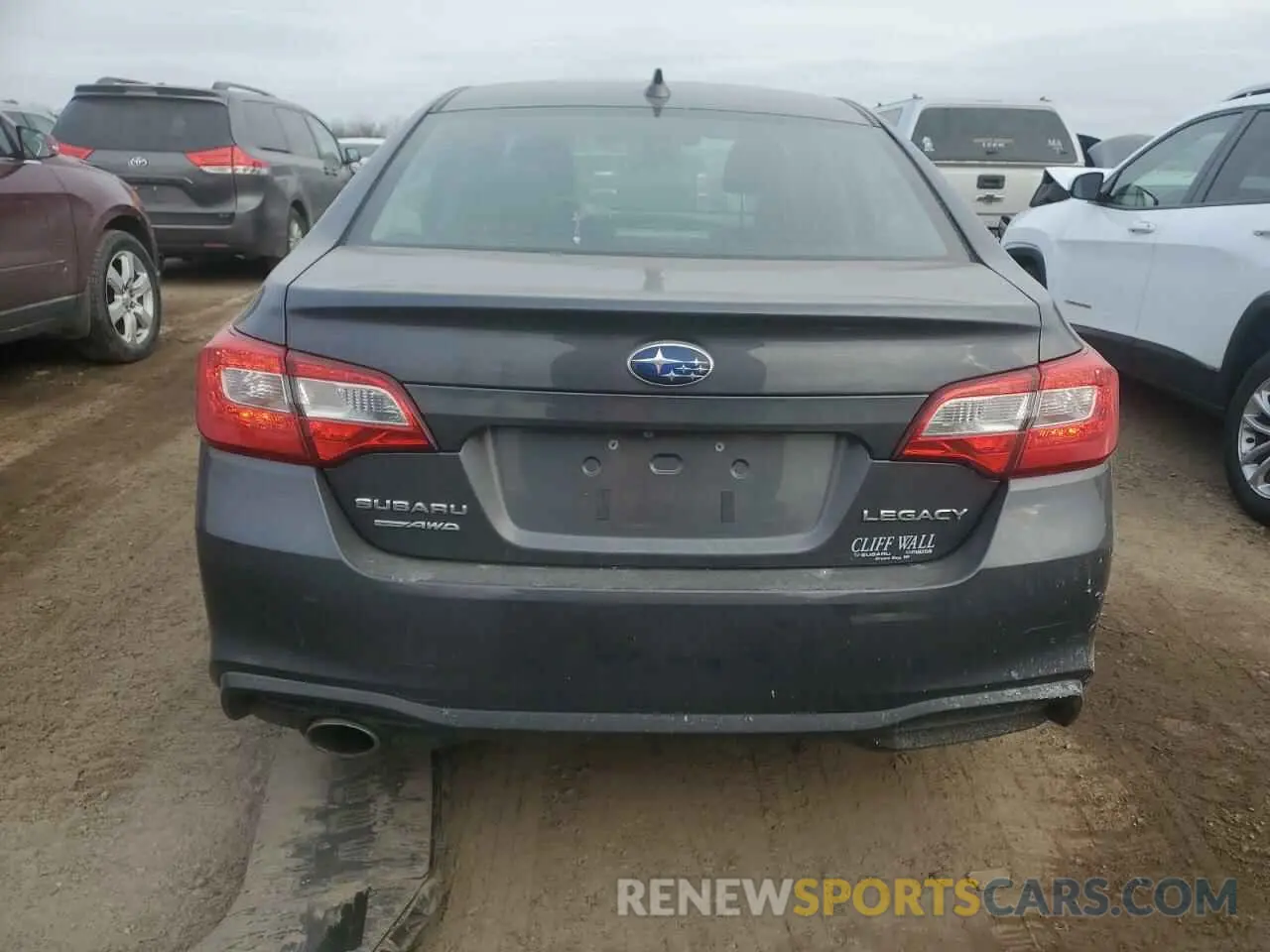 6 Photograph of a damaged car 4S3BNAF6XK3024304 SUBARU LEGACY 2019