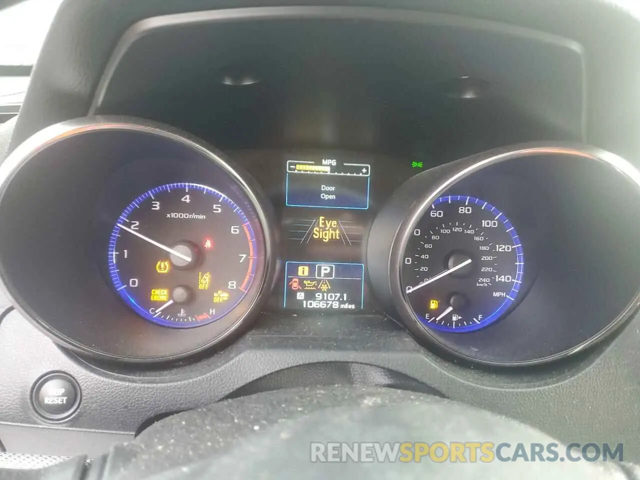 9 Photograph of a damaged car 4S3BNAF6XK3024304 SUBARU LEGACY 2019