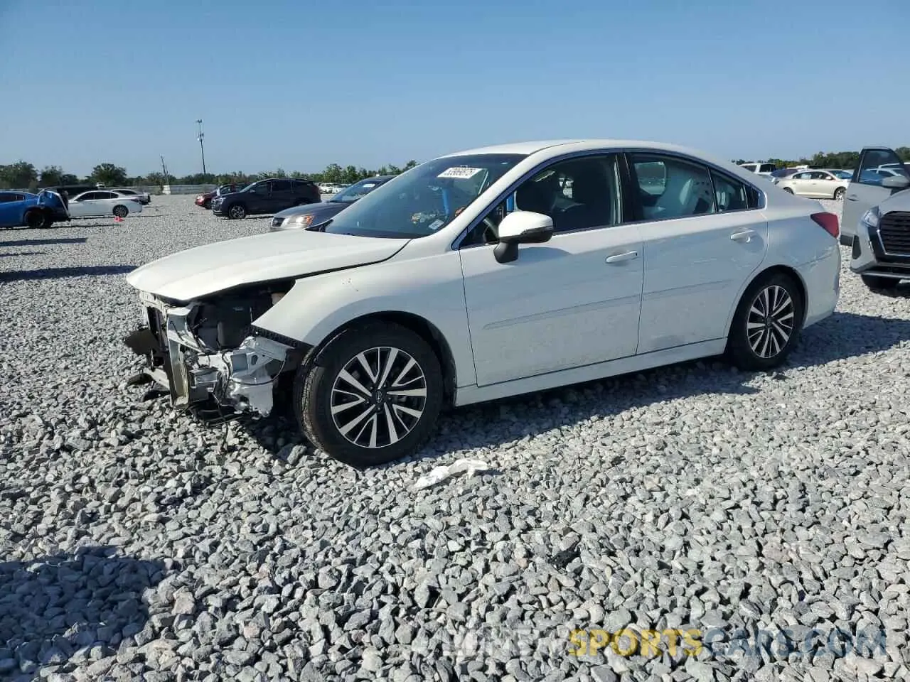 1 Photograph of a damaged car 4S3BNAF6XK3028224 SUBARU LEGACY 2019