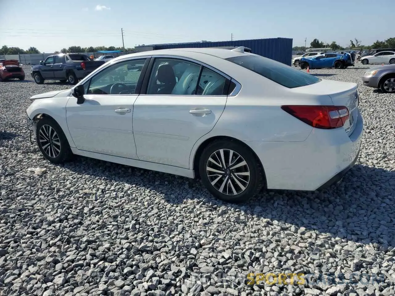 2 Photograph of a damaged car 4S3BNAF6XK3028224 SUBARU LEGACY 2019