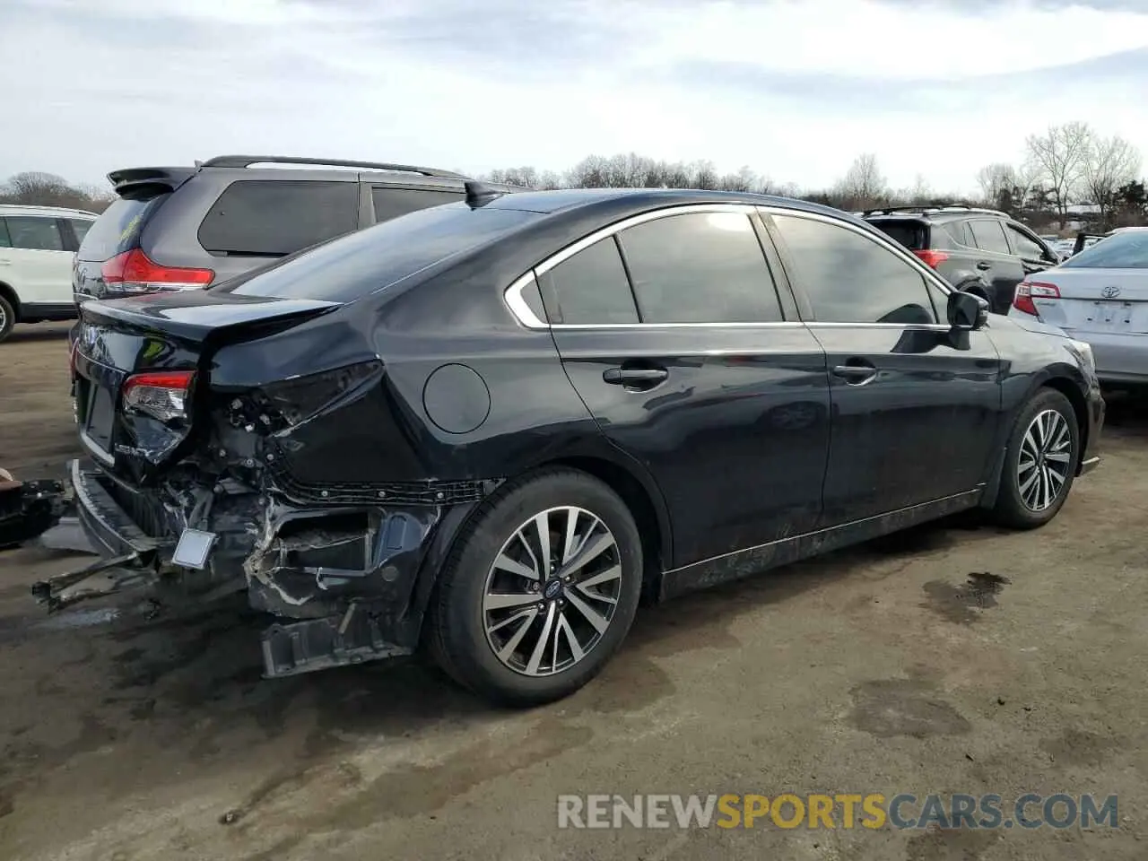 3 Photograph of a damaged car 4S3BNAH61K3014144 SUBARU LEGACY 2019