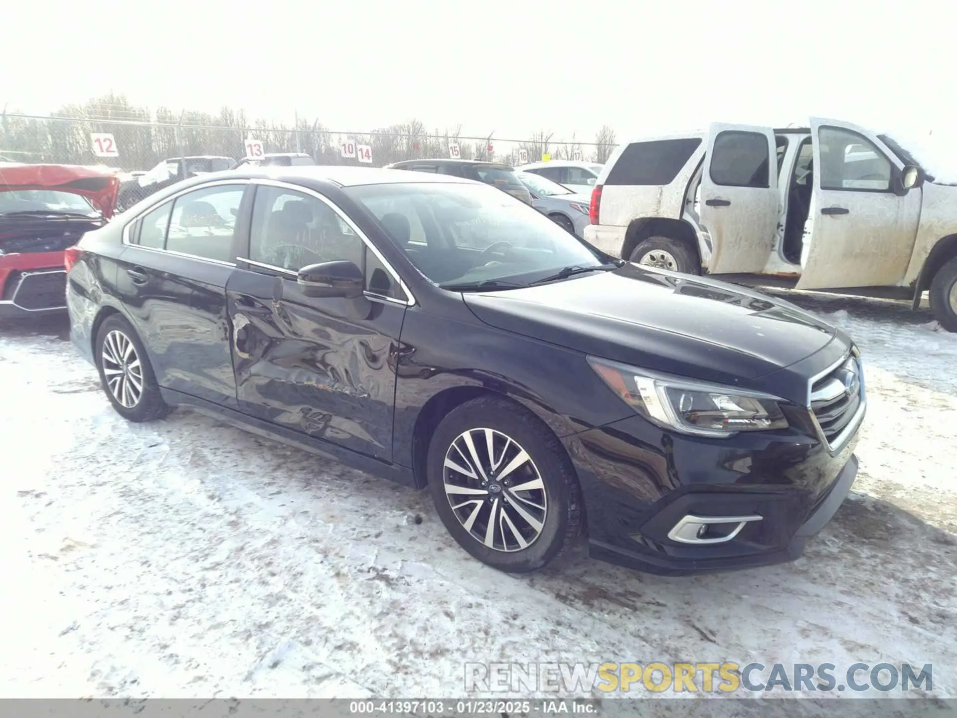 1 Photograph of a damaged car 4S3BNAH69K3035307 SUBARU LEGACY 2019