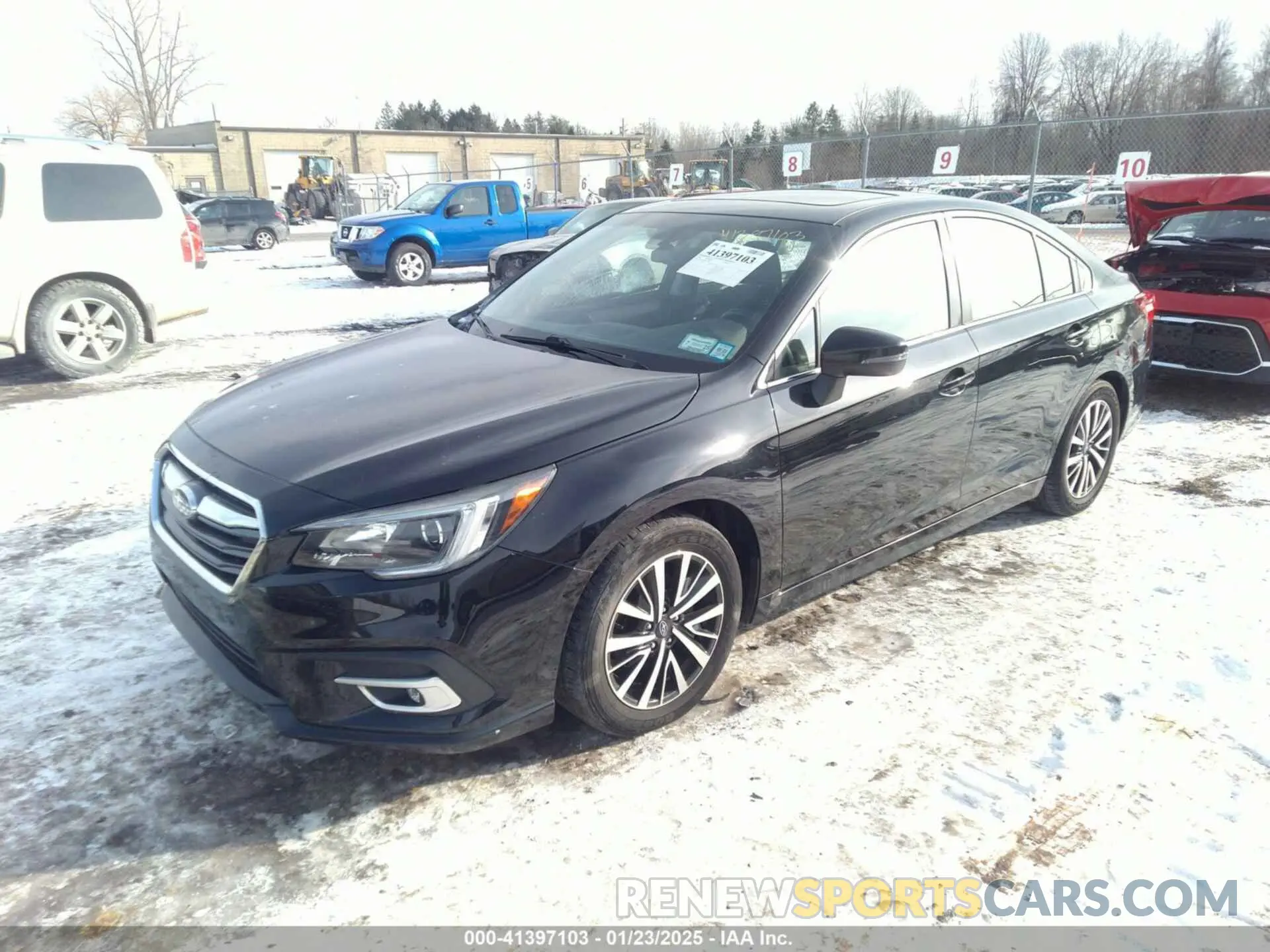 2 Photograph of a damaged car 4S3BNAH69K3035307 SUBARU LEGACY 2019