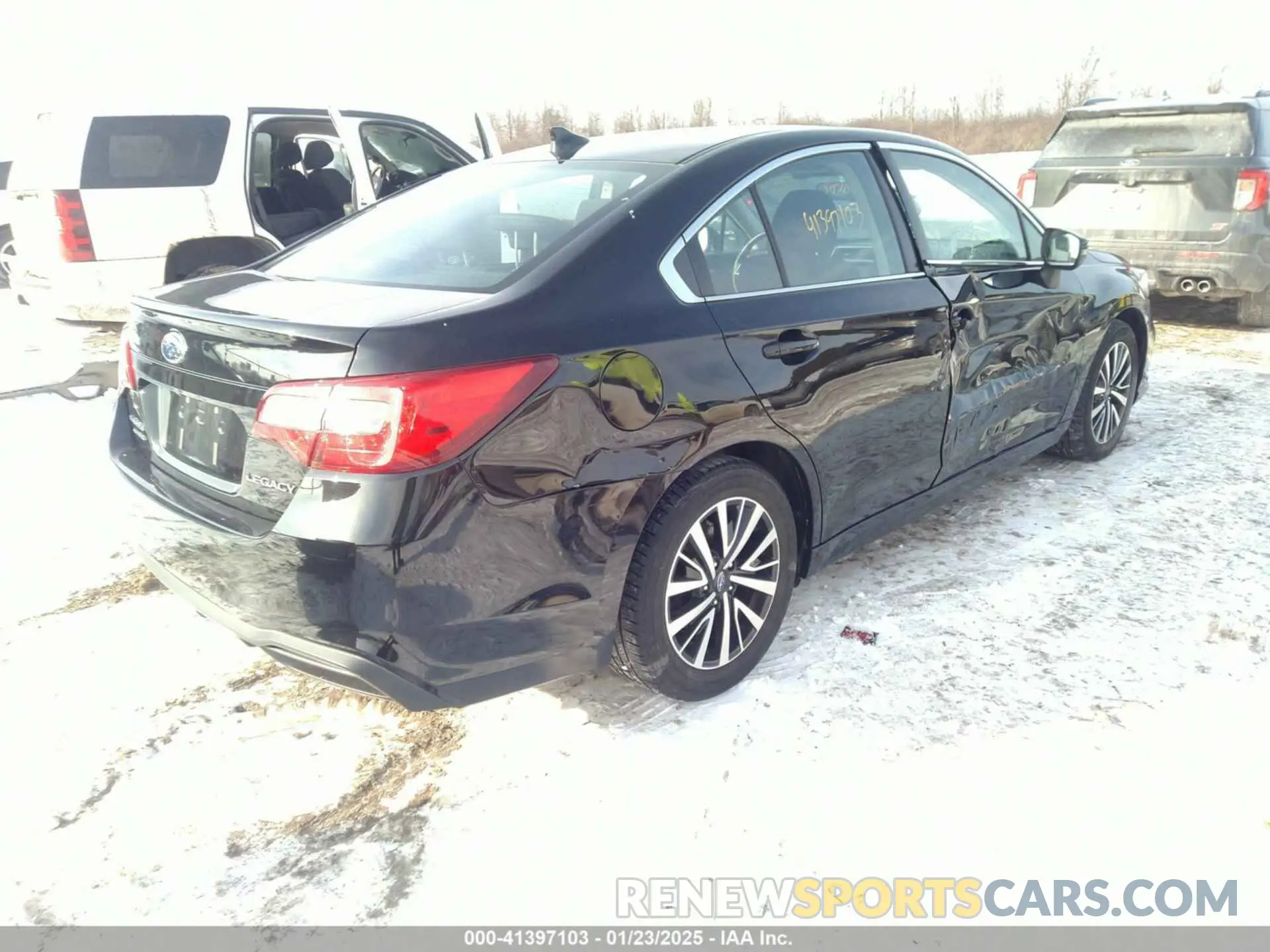 4 Photograph of a damaged car 4S3BNAH69K3035307 SUBARU LEGACY 2019