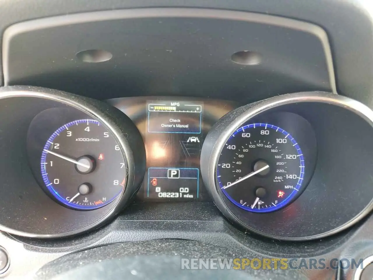 9 Photograph of a damaged car 4S3BNAJ62K3025440 SUBARU LEGACY 2019