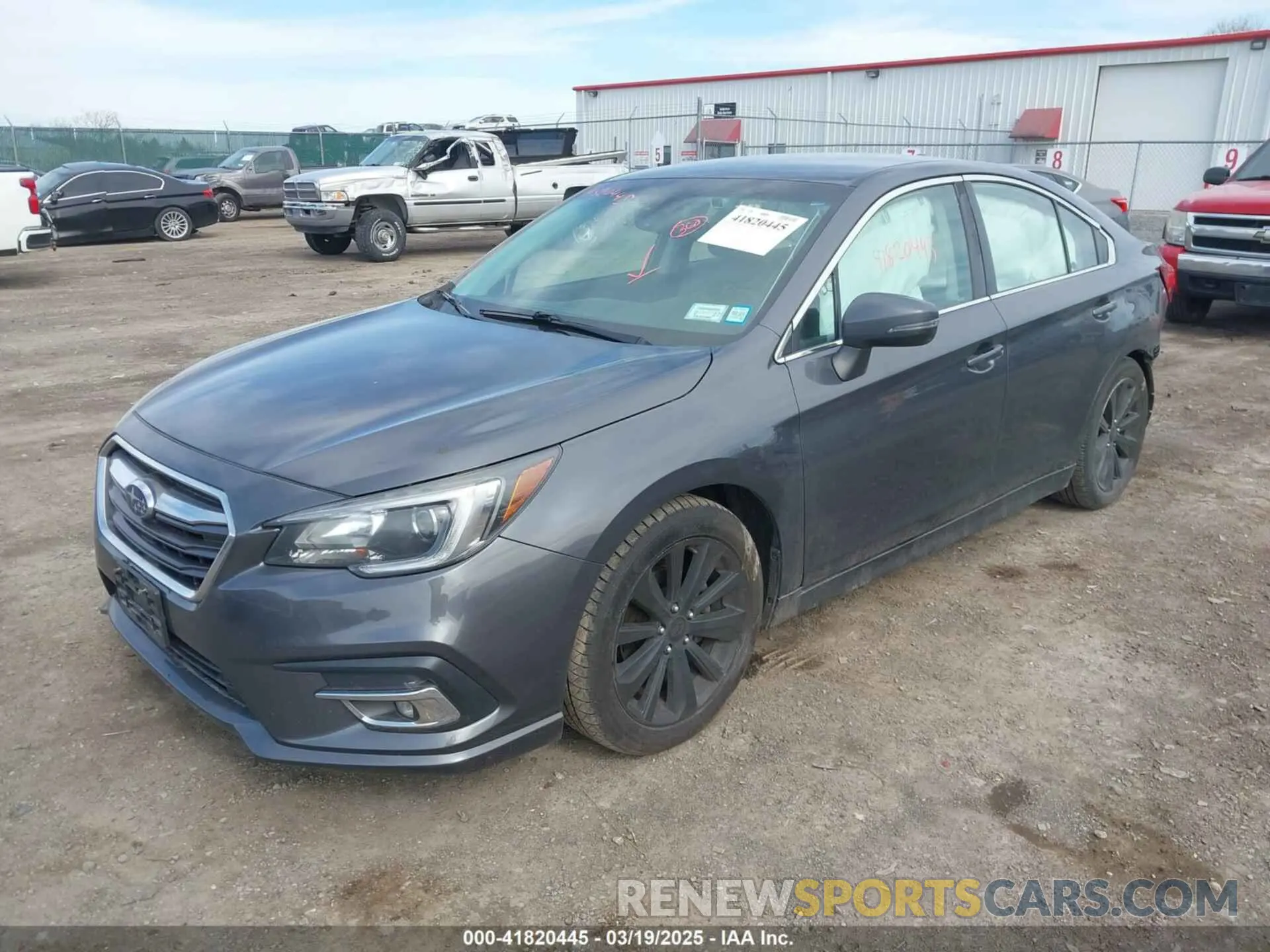 2 Photograph of a damaged car 4S3BNAJ66K3015798 SUBARU LEGACY 2019