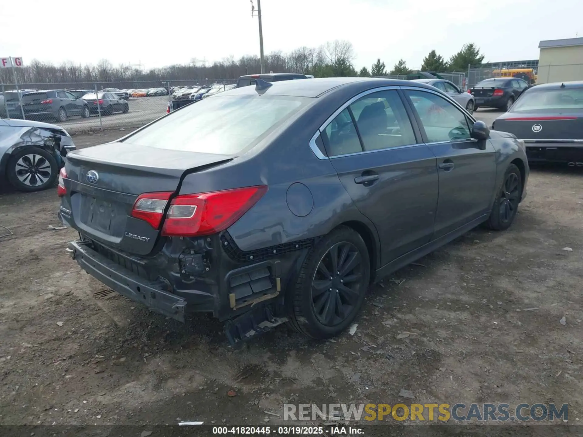 4 Photograph of a damaged car 4S3BNAJ66K3015798 SUBARU LEGACY 2019