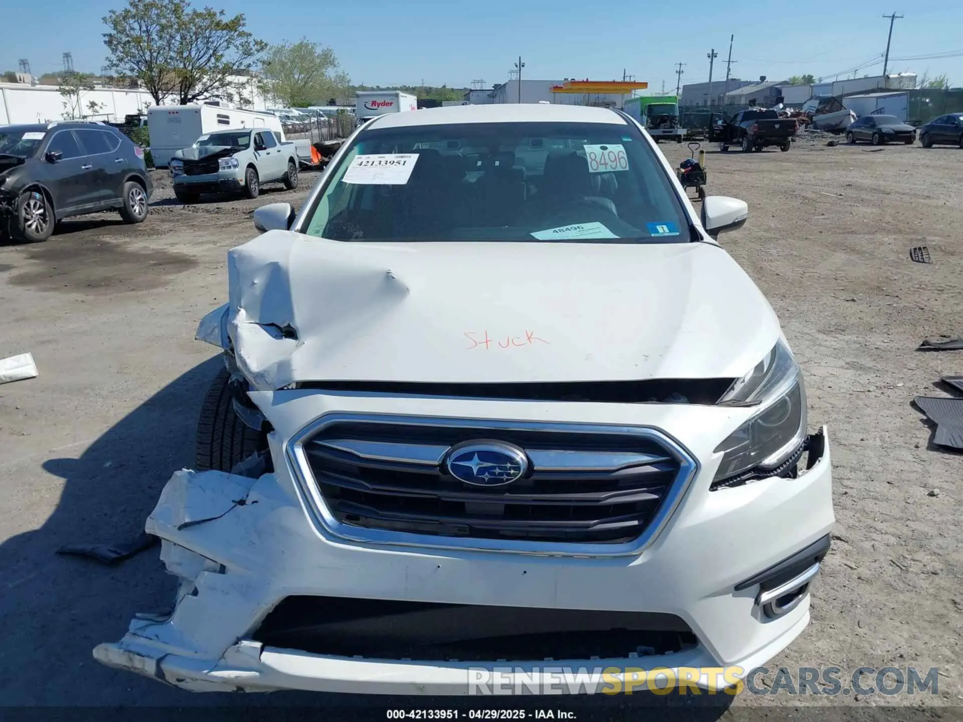 13 Photograph of a damaged car 4S3BNAJ67K3021545 SUBARU LEGACY 2019