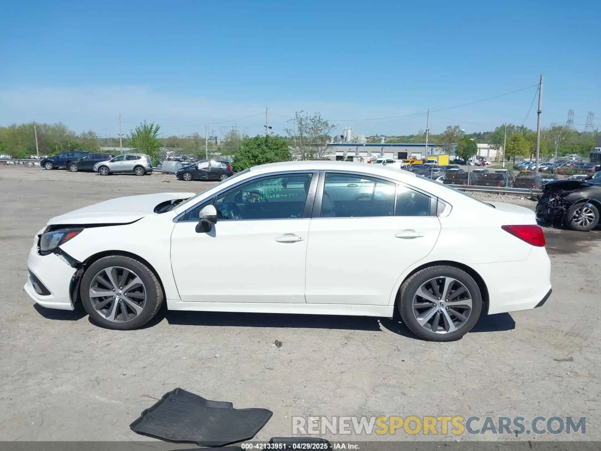 15 Photograph of a damaged car 4S3BNAJ67K3021545 SUBARU LEGACY 2019